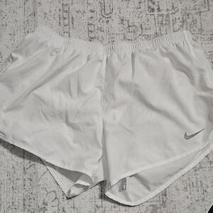 Nike Women's White Sports Shorts